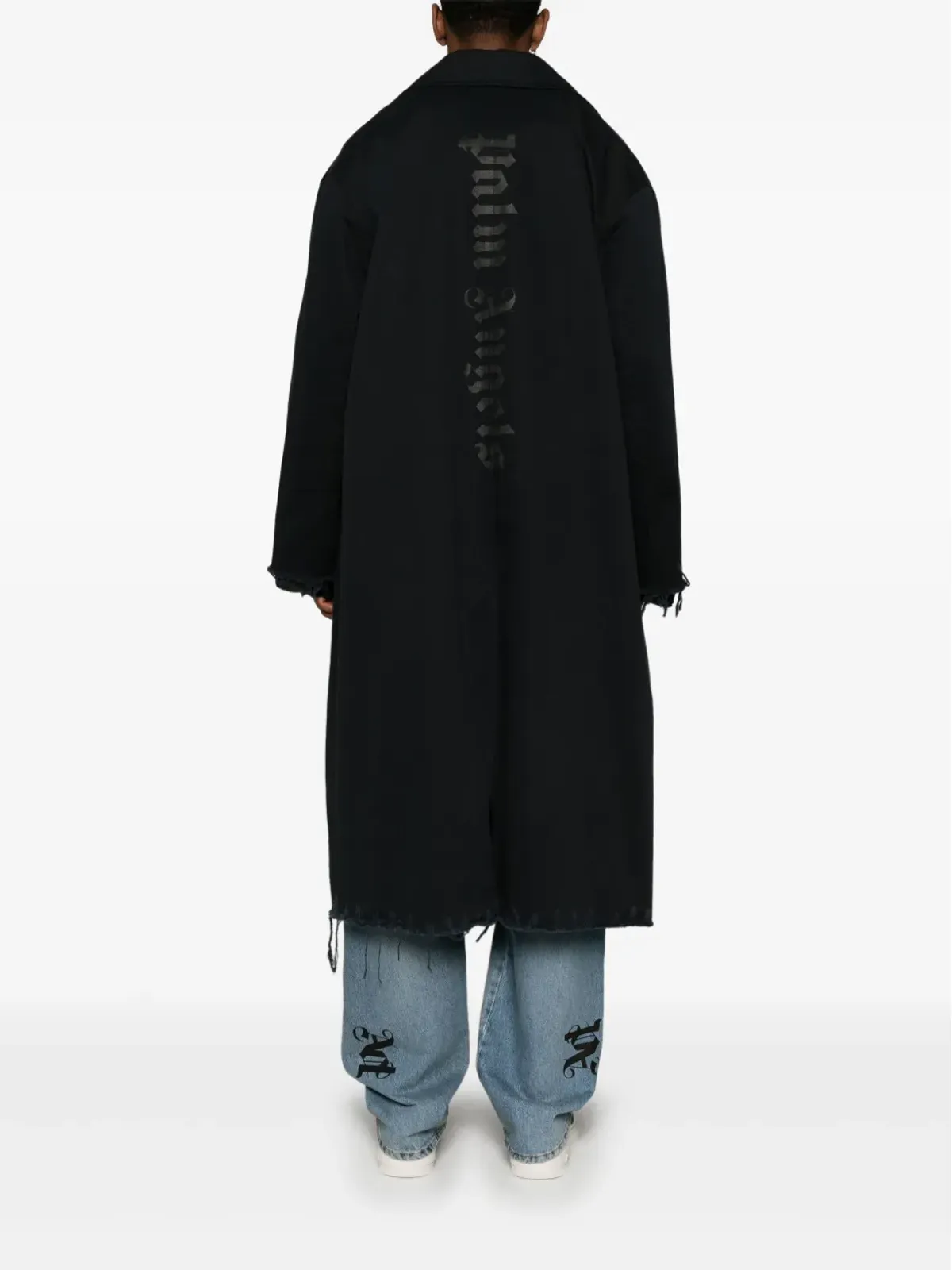 Palm Angels シングルブレスト ツイルコート - ブルー - 画像4