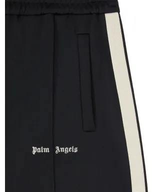 Palm Angels ロゴプリント トラックショーツ ブラック - サムネイル3