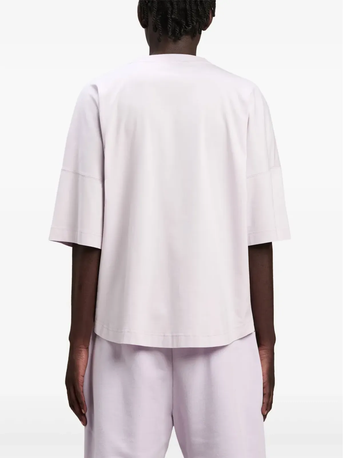 Palm Angels ドロップショルダー コットン Tシャツ - 画像5