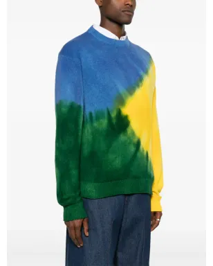 The Elder Statesman グラデーション・シンプル・カシミヤセーター - サムネイル3