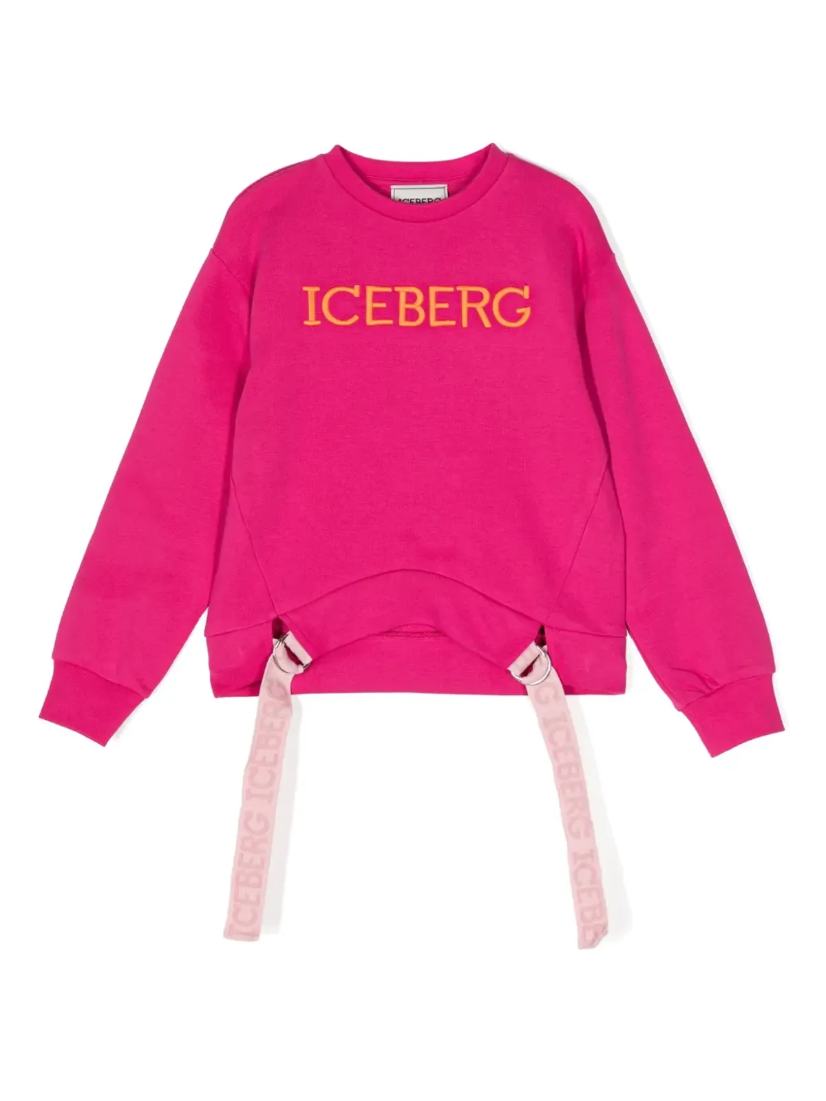 Iceberg Kids 刺繍ロゴリボン付きスウェットシャツ - Pink - 画像1