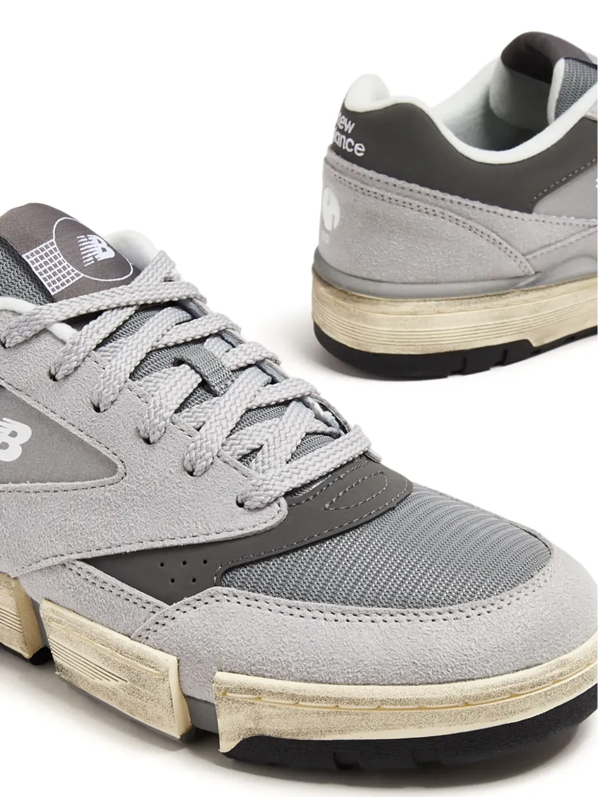 New Balance x MSFTSrep スエードスニーカー - グレー - 画像4