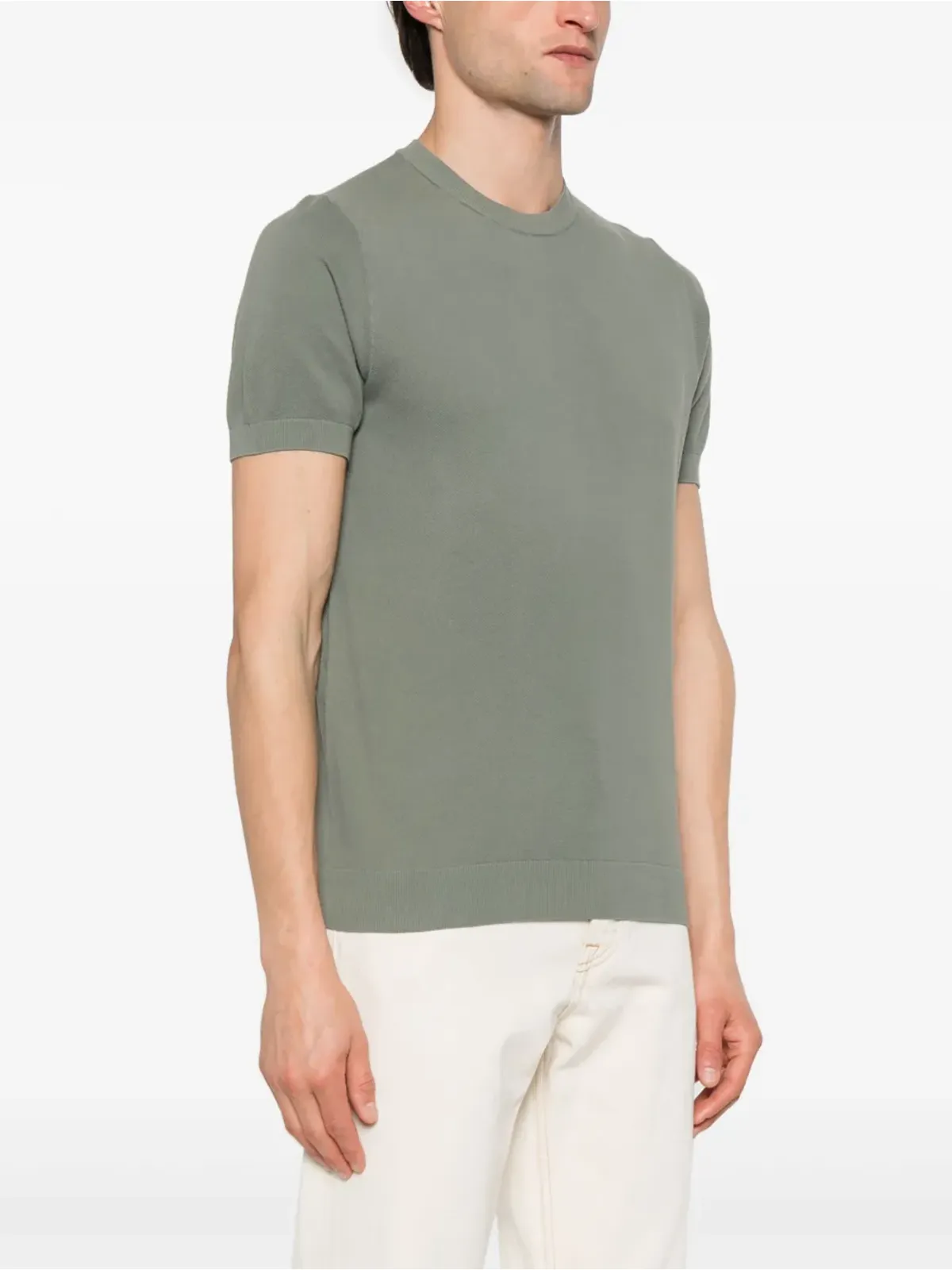 ERALDO ピケコットンTシャツ - グリーン - 画像3