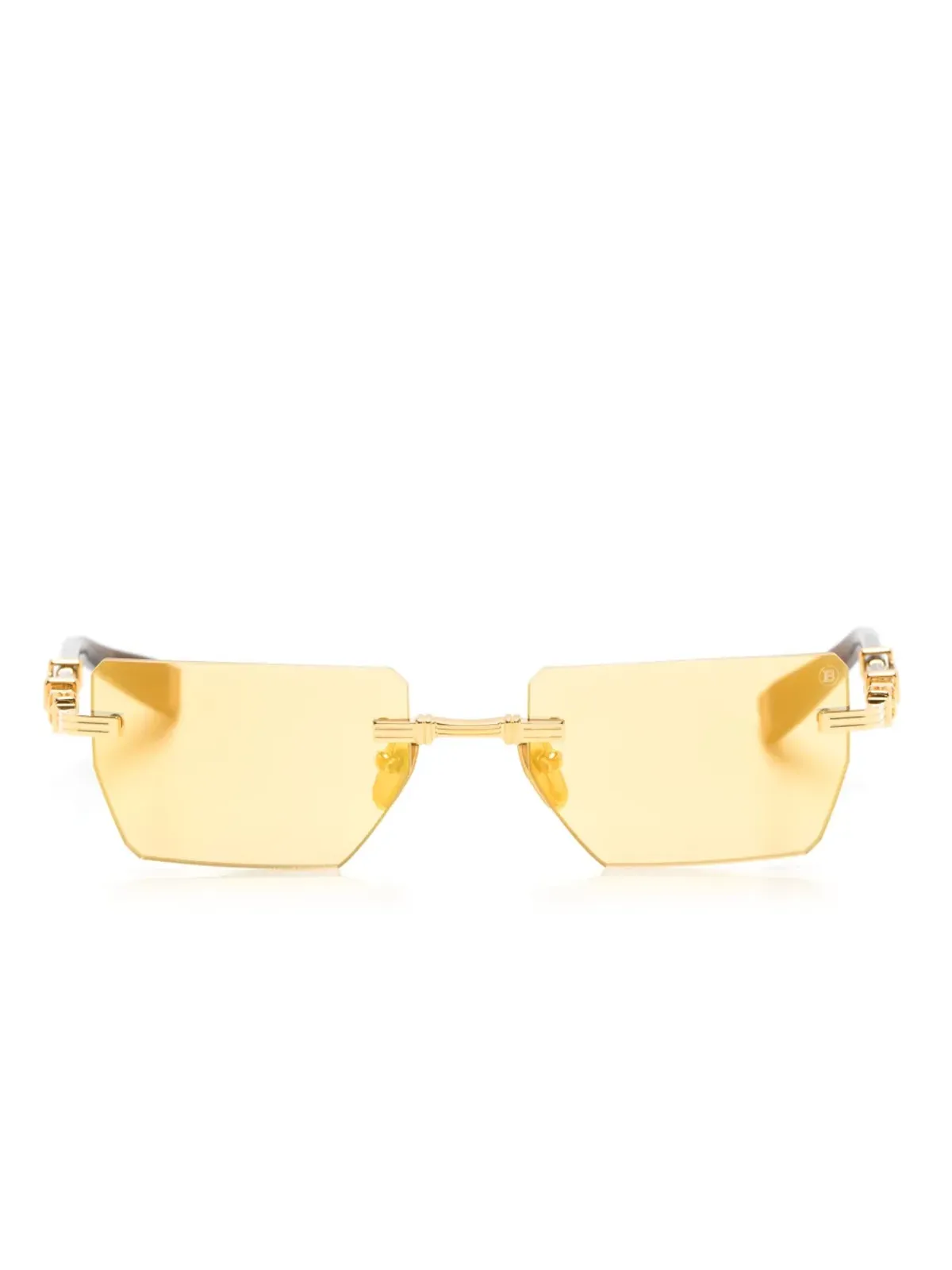 Balmain Eyewear ピエール ジオメトリックフレーム サングラス - 画像1
