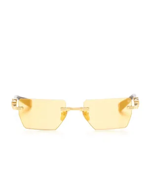 Balmain Eyewear ピエール ジオメトリックフレーム サングラス - サムネイル1