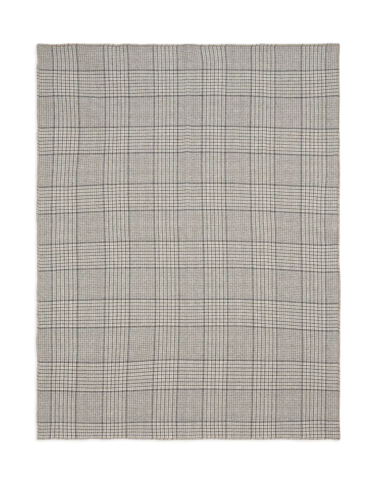 alonpi cashmere チェック柄カシミヤブランケット - 画像2