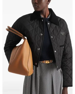 Prada キルティング Re-Nylon ジャケット ブラック - サムネイル5