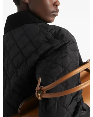 Prada キルティング Re-Nylon ジャケット ブラック - サムネイル4