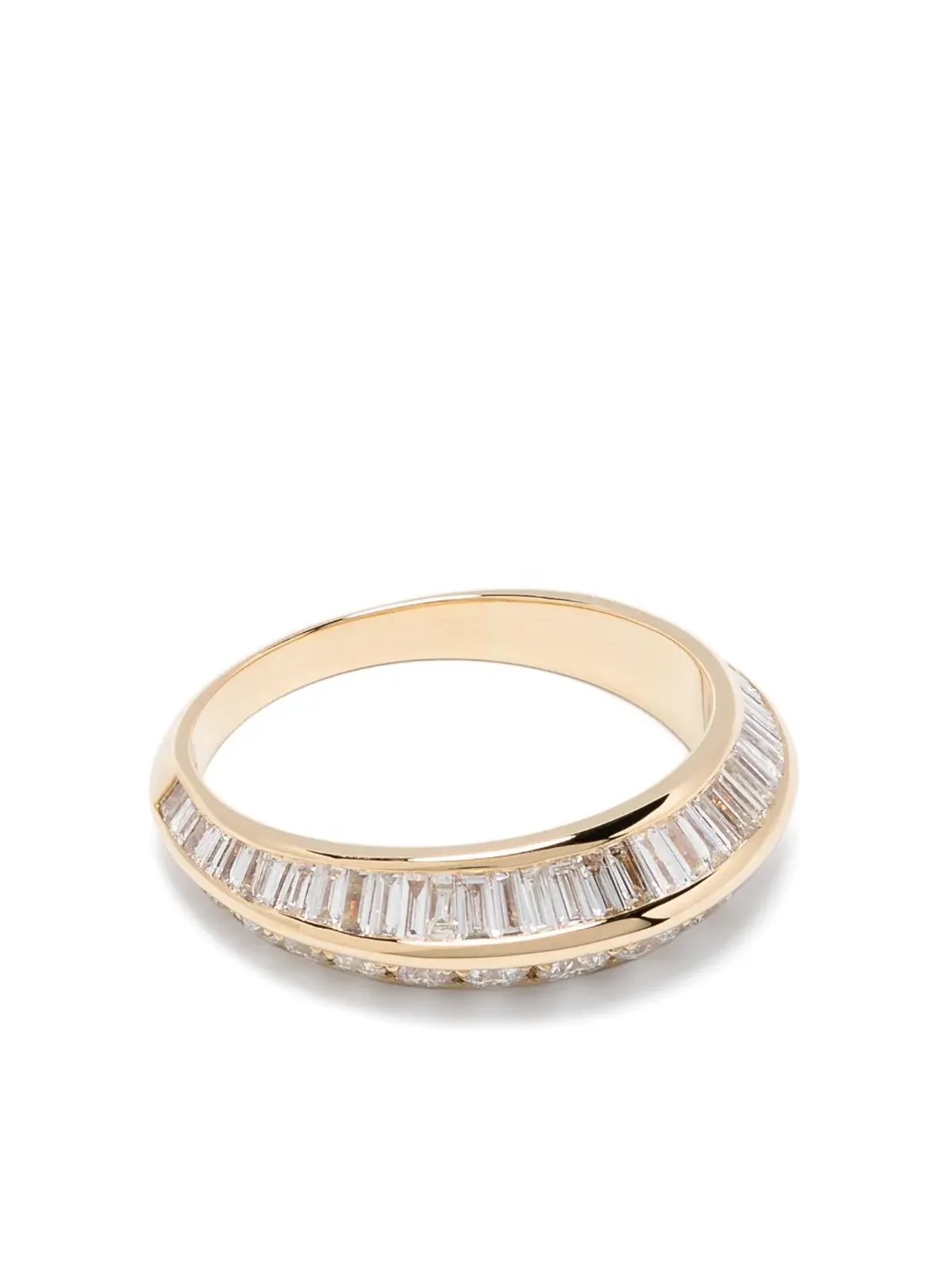 Lizzie Mandler Fine Jewelry 18kt イエローゴールド ダイヤモンド 三日月リング - 画像1