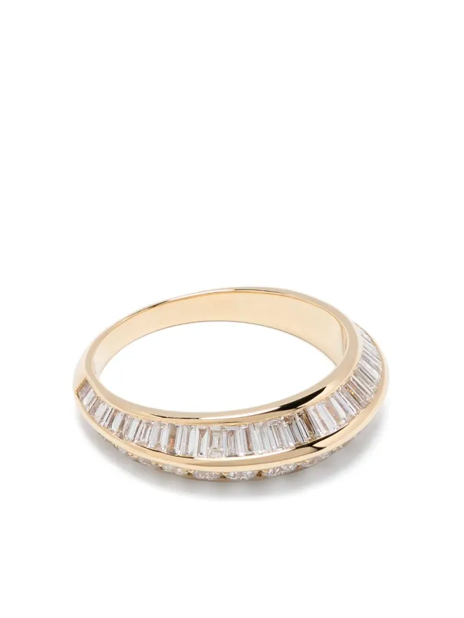 Lizzie Mandler Fine Jewelry Lizzie Mandler Fine Jewelry 18kt イエローゴールド ダイヤモンド 三日月リングの商品画像