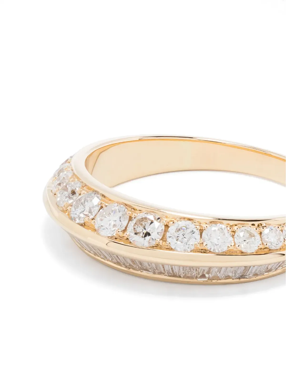 Lizzie Mandler Fine Jewelry 18kt イエローゴールド ダイヤモンド 三日月リング - 画像4