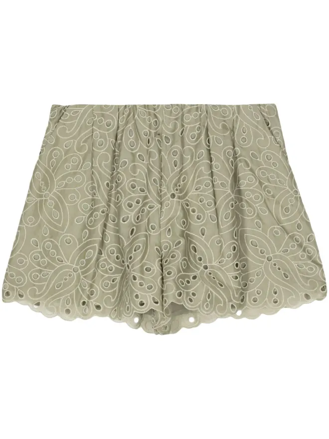 Dice Kayek Dice Kayek broderie anglaise コットンショーツの商品画像