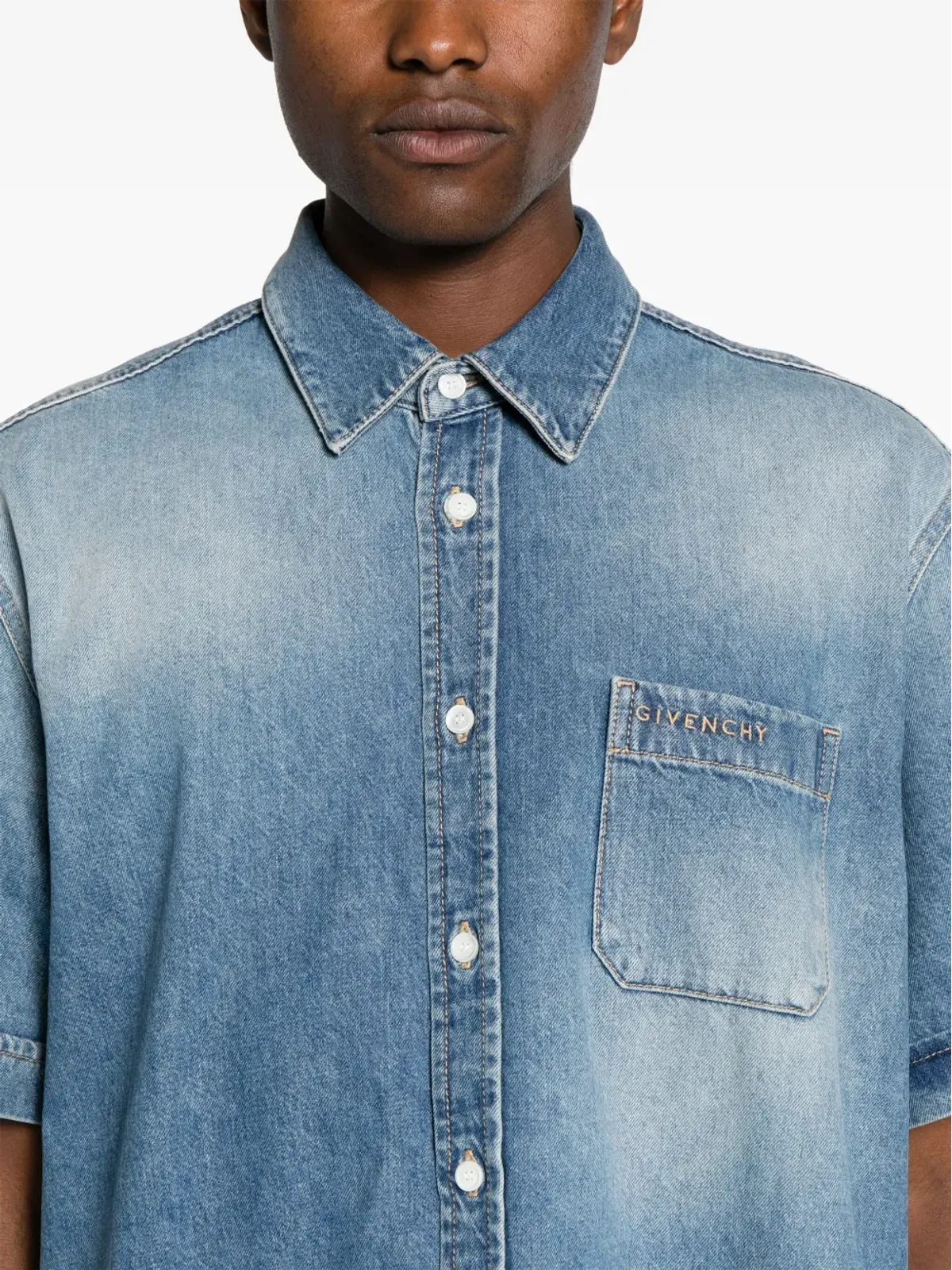 Givenchy クラシックカラー デニムシャツ - 画像5