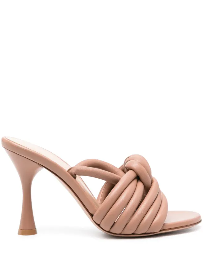 Gianvito Rossi Gianvito Rossi オッタヴィア オープントゥ サンダル - ベージュの商品画像