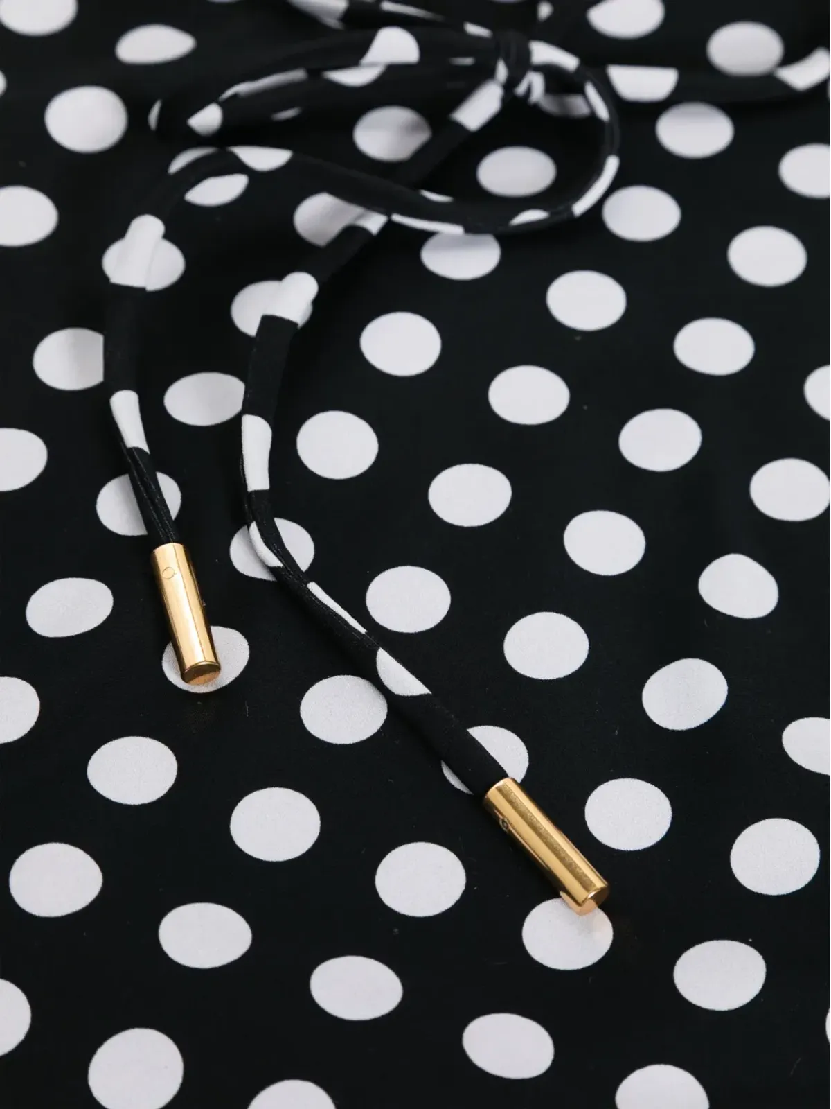 Saint Laurent ポルカドット ワンピース水着 - ブラック - 画像3