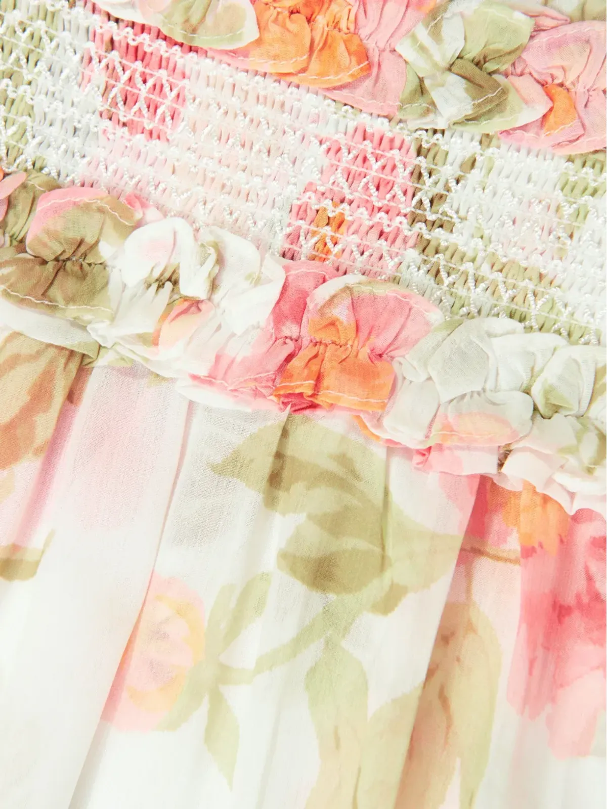 NEEDLE & THREAD KIDS プリムローズ柄シフォンフレアドレス - 画像4
