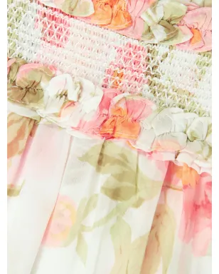 NEEDLE & THREAD KIDS プリムローズ柄シフォンフレアドレス - サムネイル4