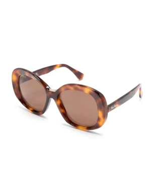 Max Mara Eyewear Edna オーバーサイズフレーム サングラス - サムネイル2