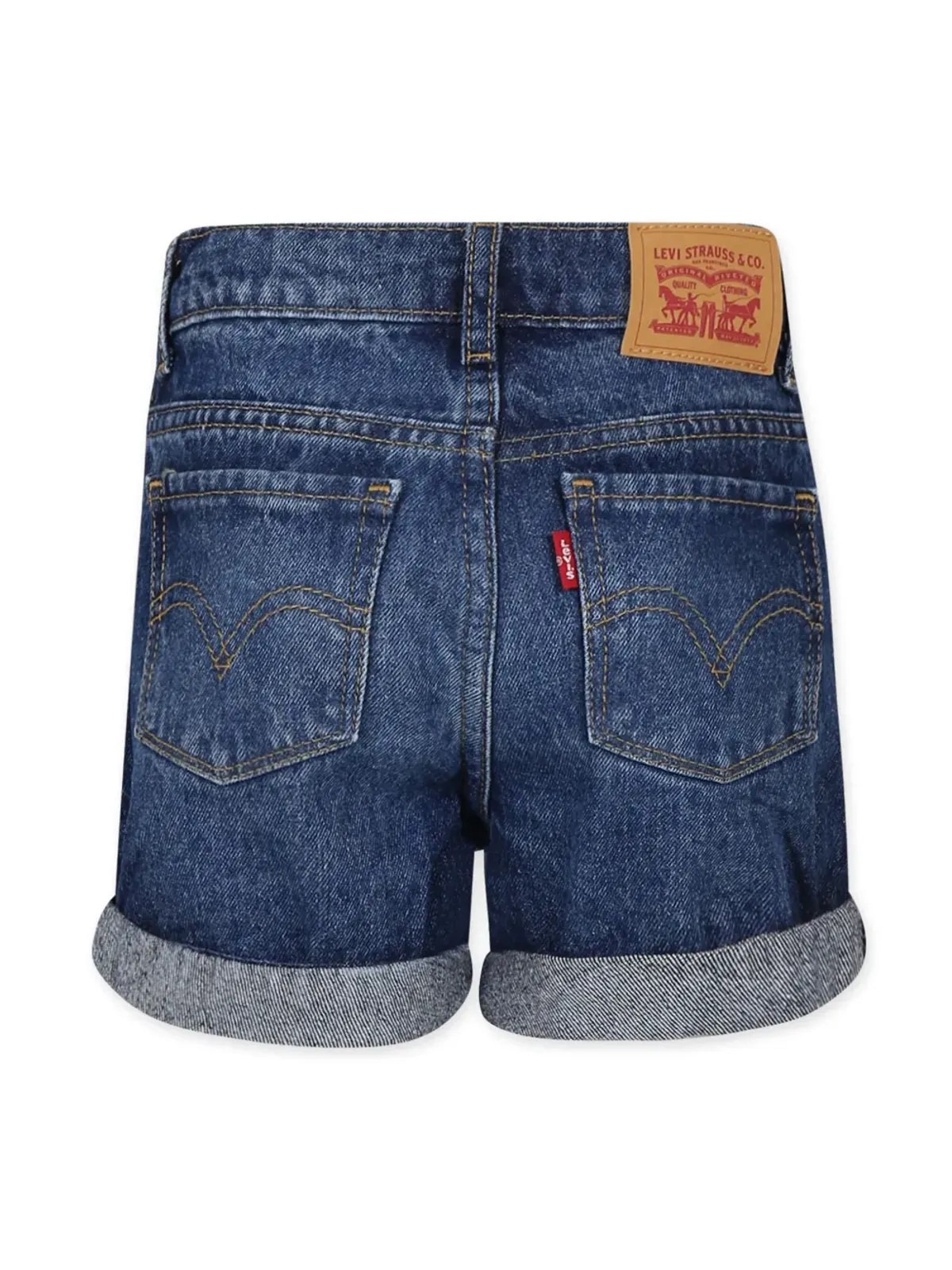 Levi's Kids ハイライズデニムショーツ - 画像2