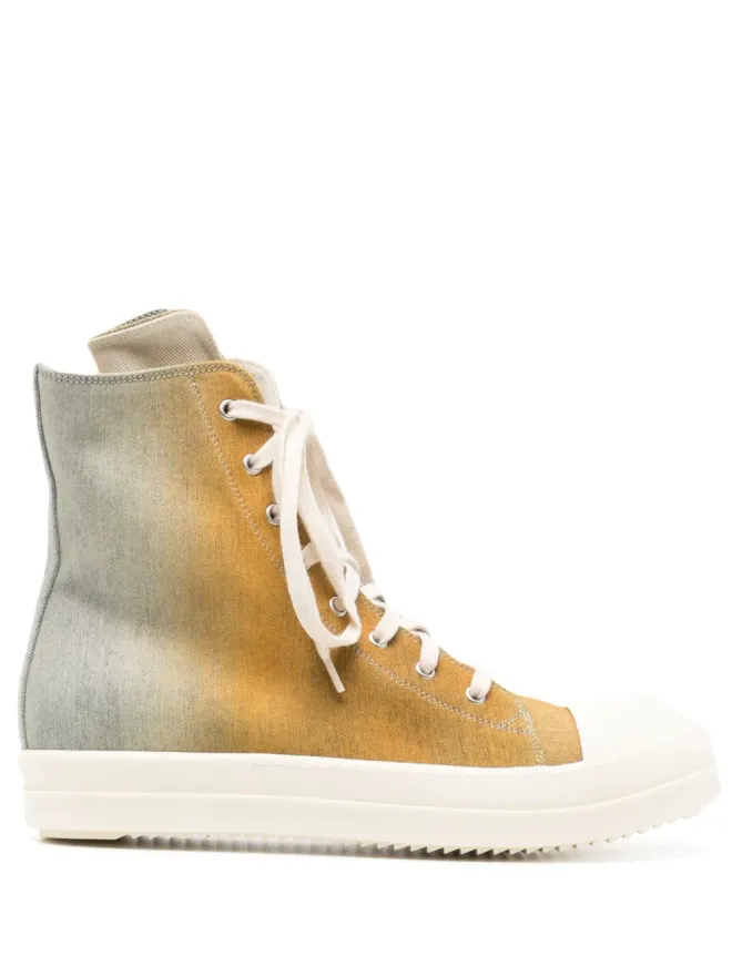 Rick Owens DRKSHDW Rick Owens DRKSHDW グラデーションデニムスニーカーの商品画像