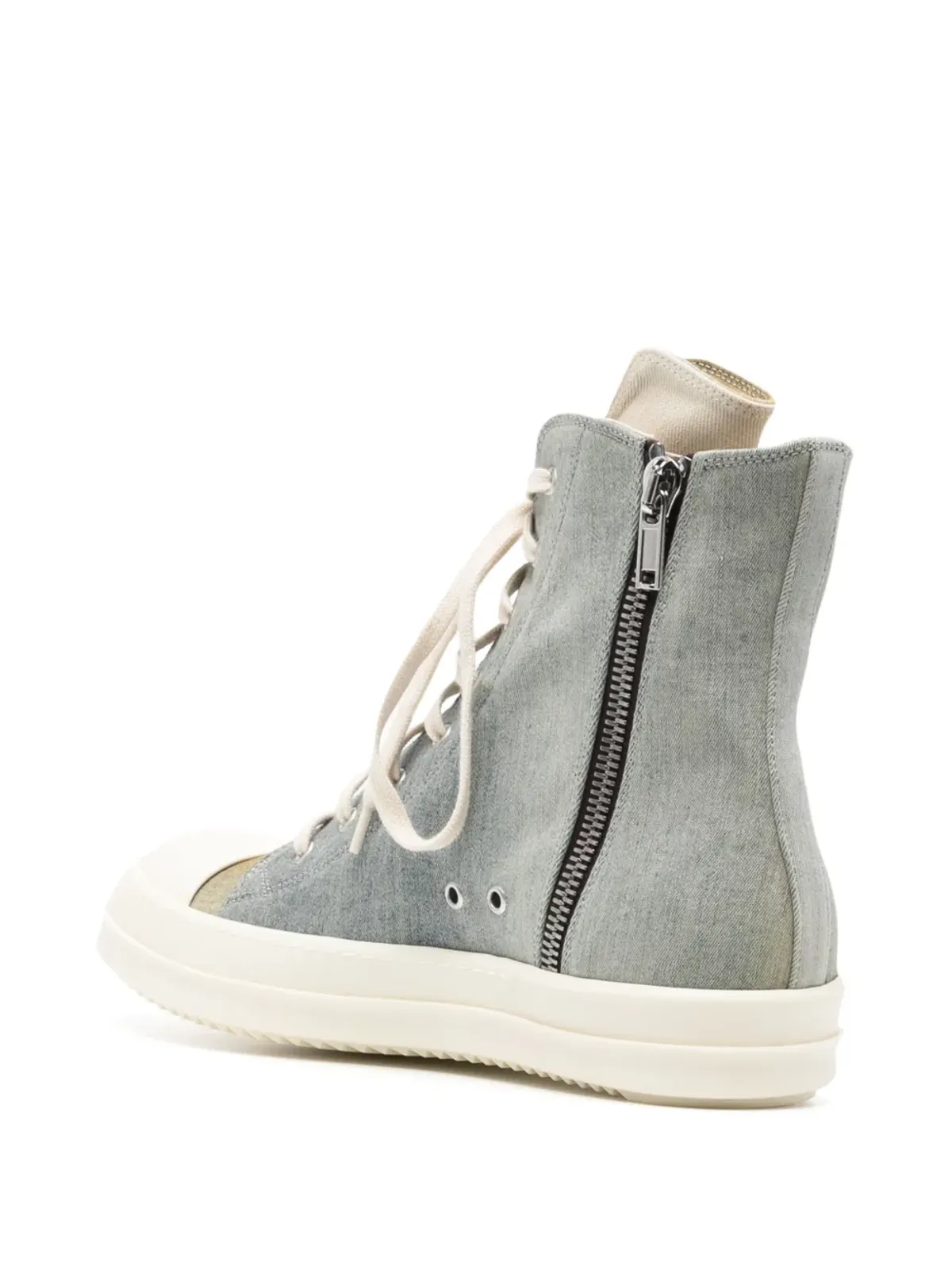 Rick Owens DRKSHDW グラデーションデニムスニーカー - 画像3