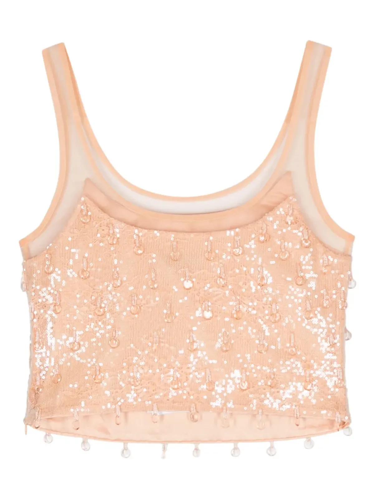 Simkhai Callaway クロップドタンクトップ - Neutrals - 画像2