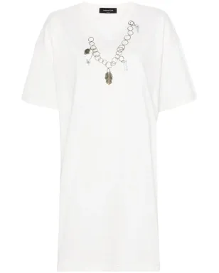 Fabiana Filippi グラフィックプリント Tシャツミニドレス - サムネイル1