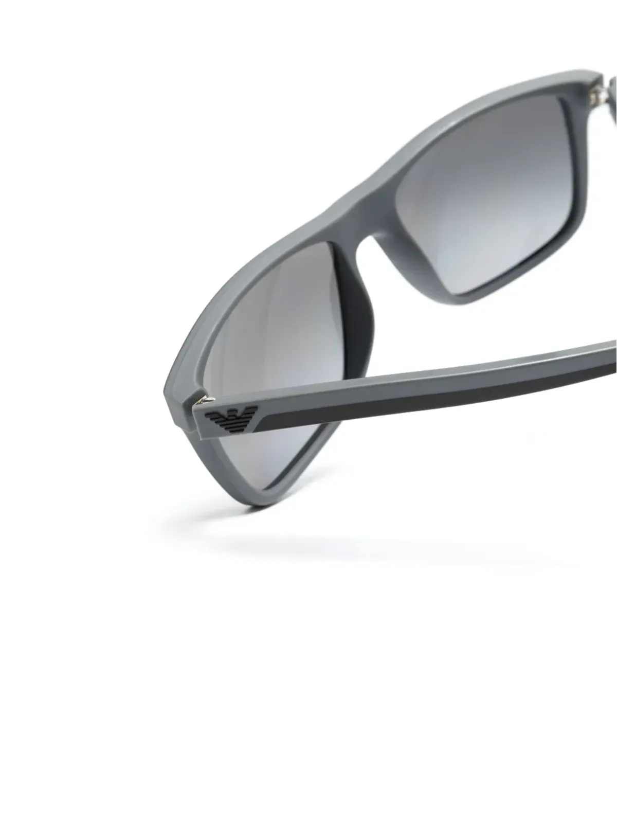 Emporio Armani EA4033 レクタングルフレーム サングラス - グレー - 画像3