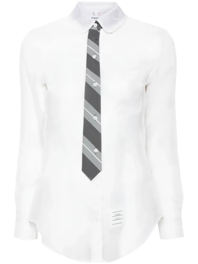 Thom Browne Thom Browne オーガンザ シルク シャツの商品画像