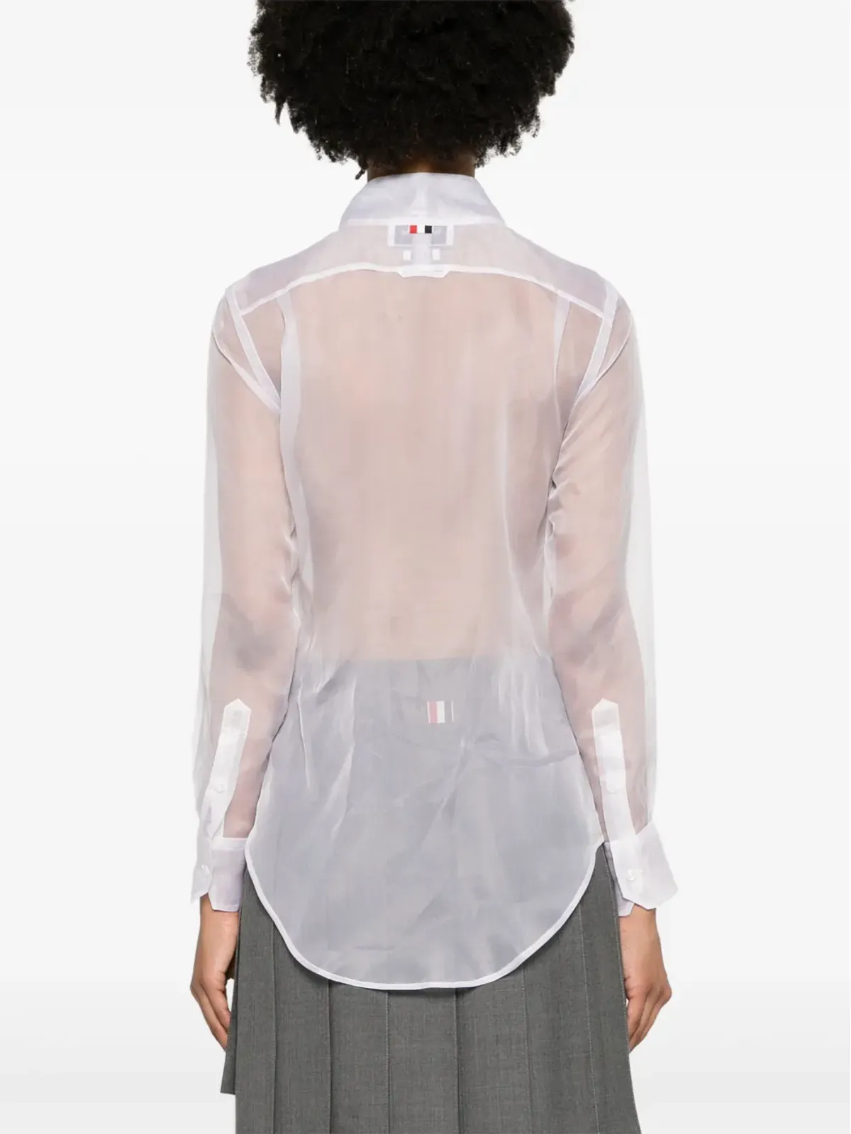 Thom Browne オーガンザ シルク シャツ - 画像4