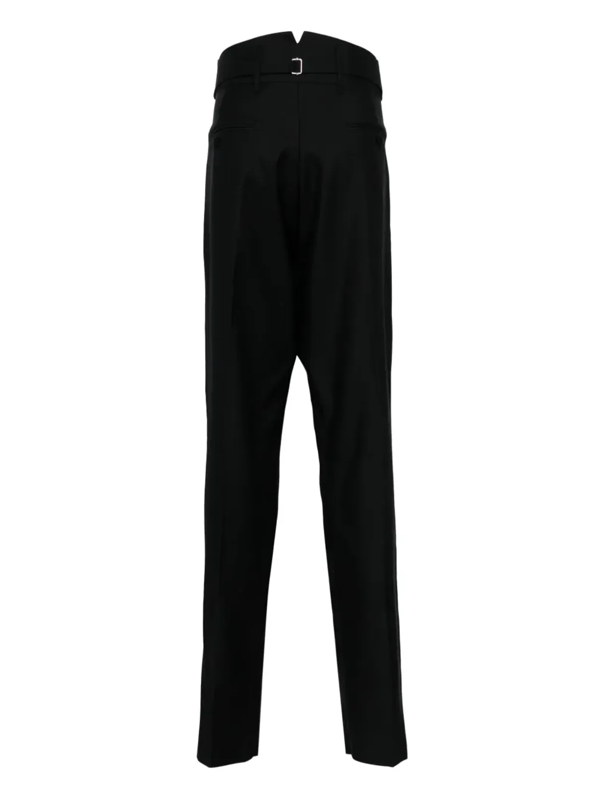DSQUARED2 ベルテッド テーラード トラウザー ブラック - 画像2