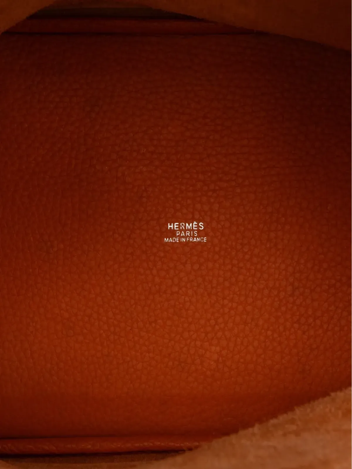 ビンテージ Hermès ピコタン22 トートバッグ - オレンジ - 画像5