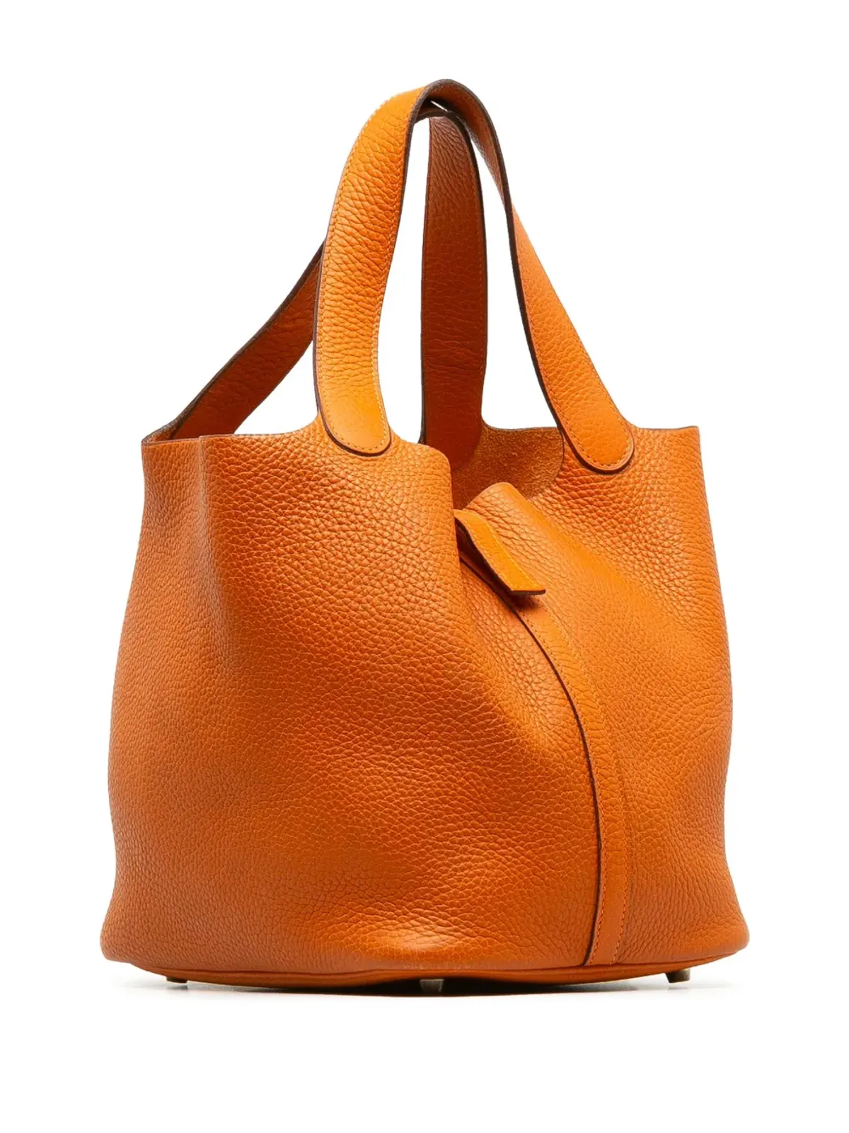 ビンテージ Hermès ピコタン22 トートバッグ - オレンジ - 画像3