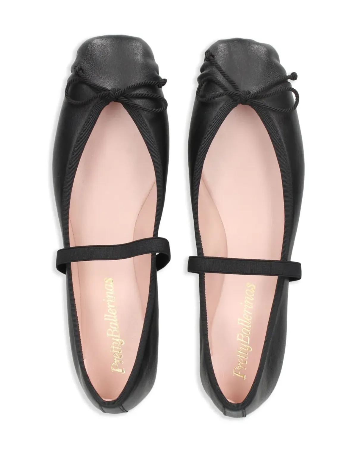 Pretty Ballerinas Kristen レザー バレエシューズ - ブラック - 画像4