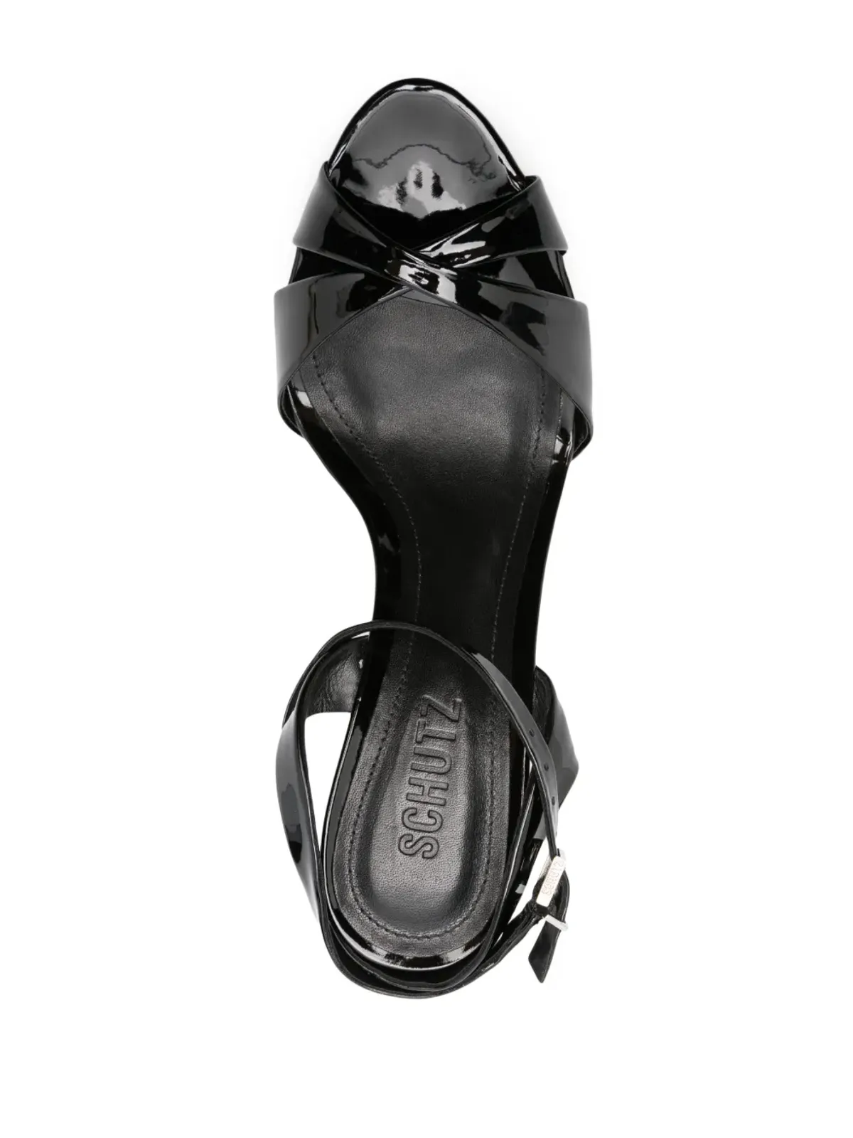 Schutz ヒルダ レザーサンダル - 画像4