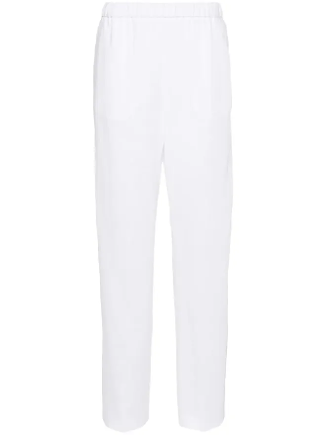 Fabiana Filippi Fabiana Filippi チャンブレー パイプトリム テーパードパンツの商品画像