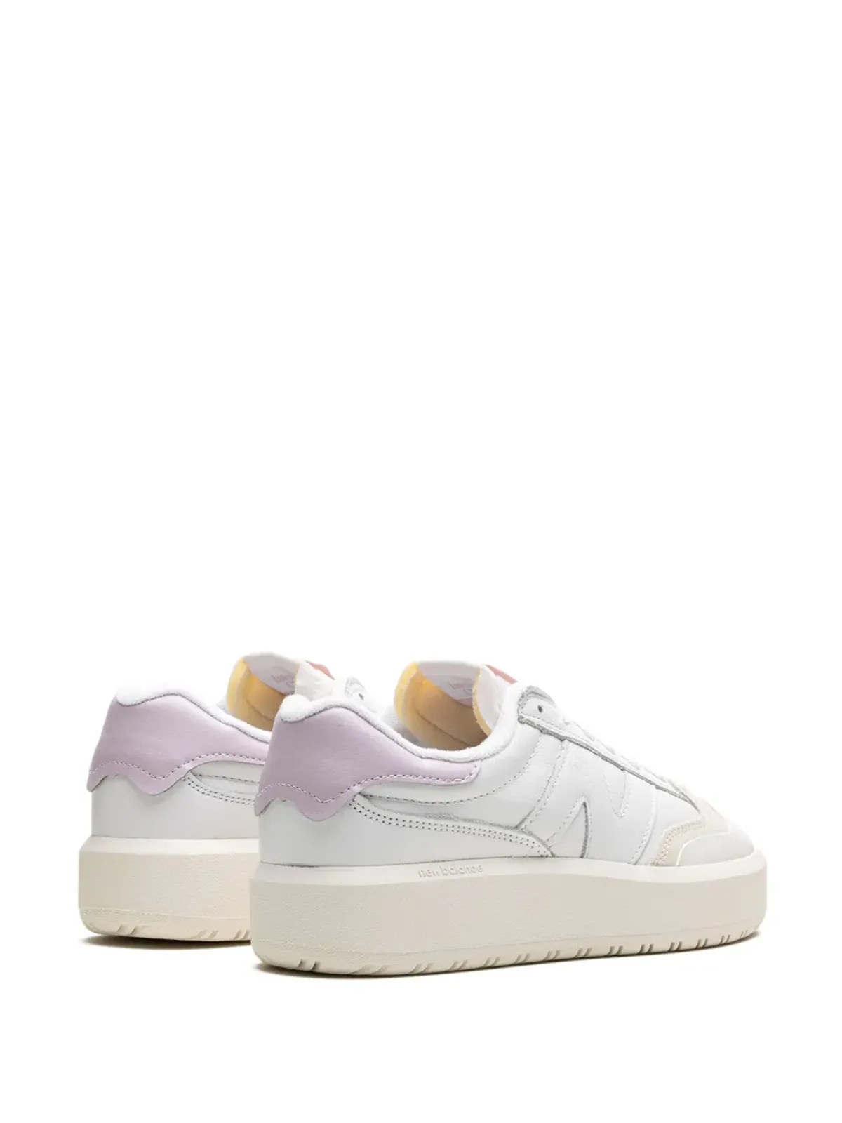New Balance CT302 レザー スニーカー - ホワイト - 画像3