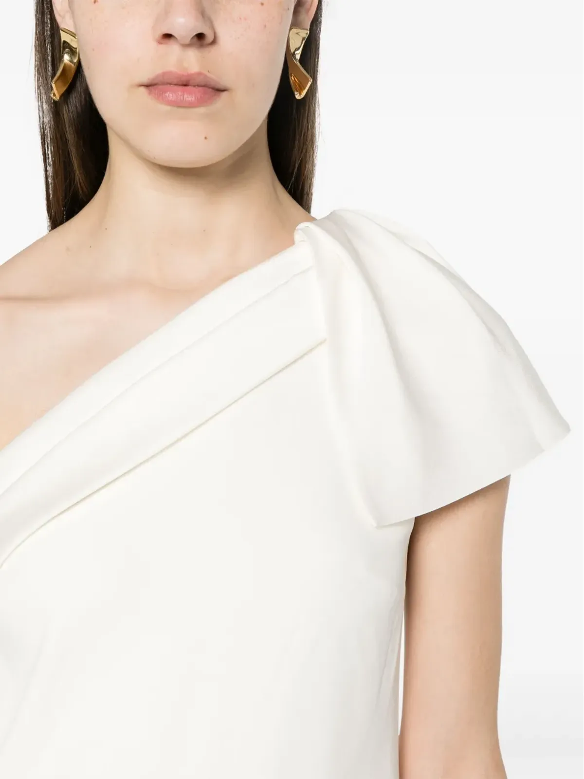 Roland Mouret アシンメトリーネック・ミニドレス - 画像5