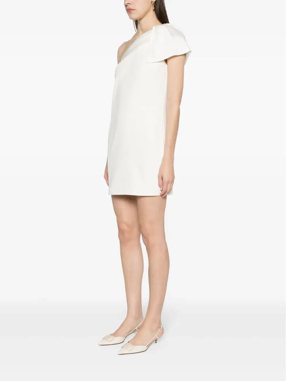 Roland Mouret アシンメトリーネック・ミニドレス - 画像3