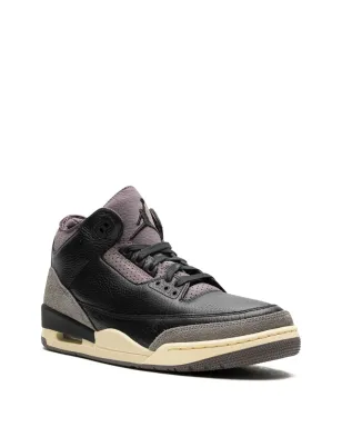 Jordan x A Ma Maniere Air Jordan 3 ブラック スニーカー - サムネイル2