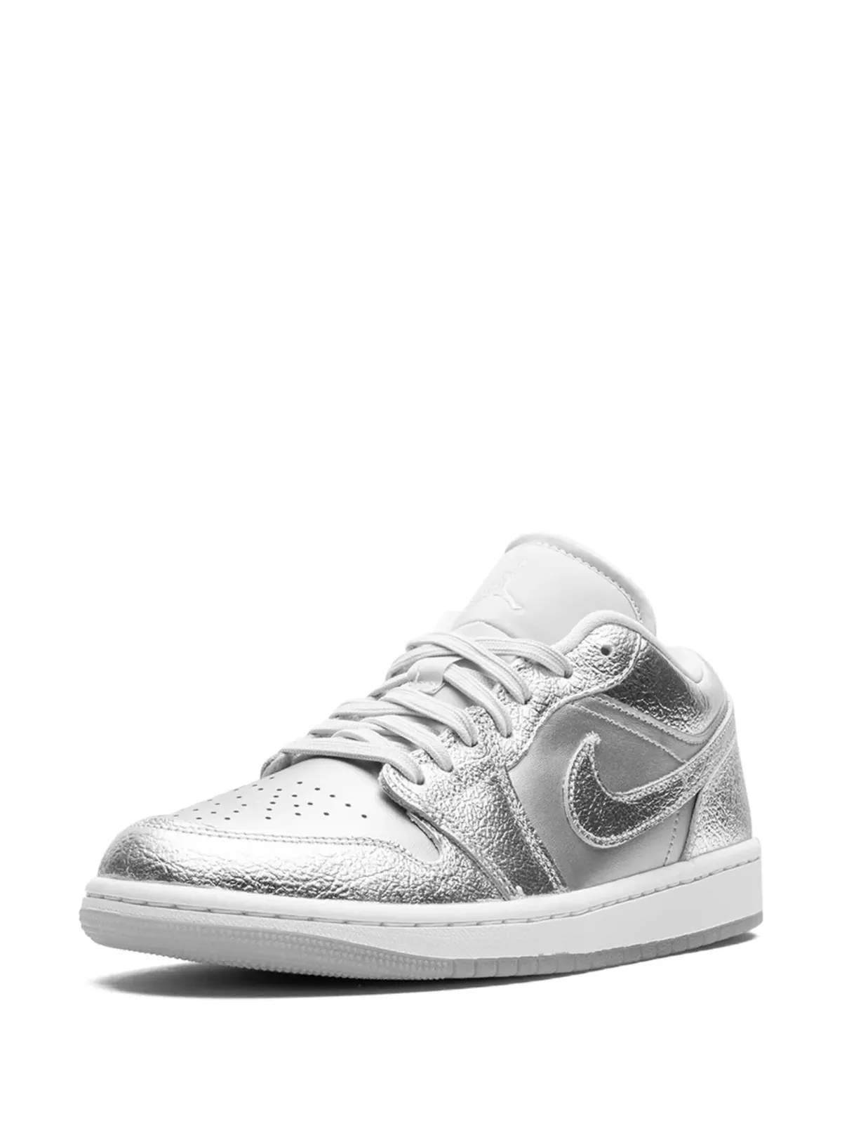 Jordan エアジョーダン 1 ロー SE「Metallic Silver」スニーカー - 画像5