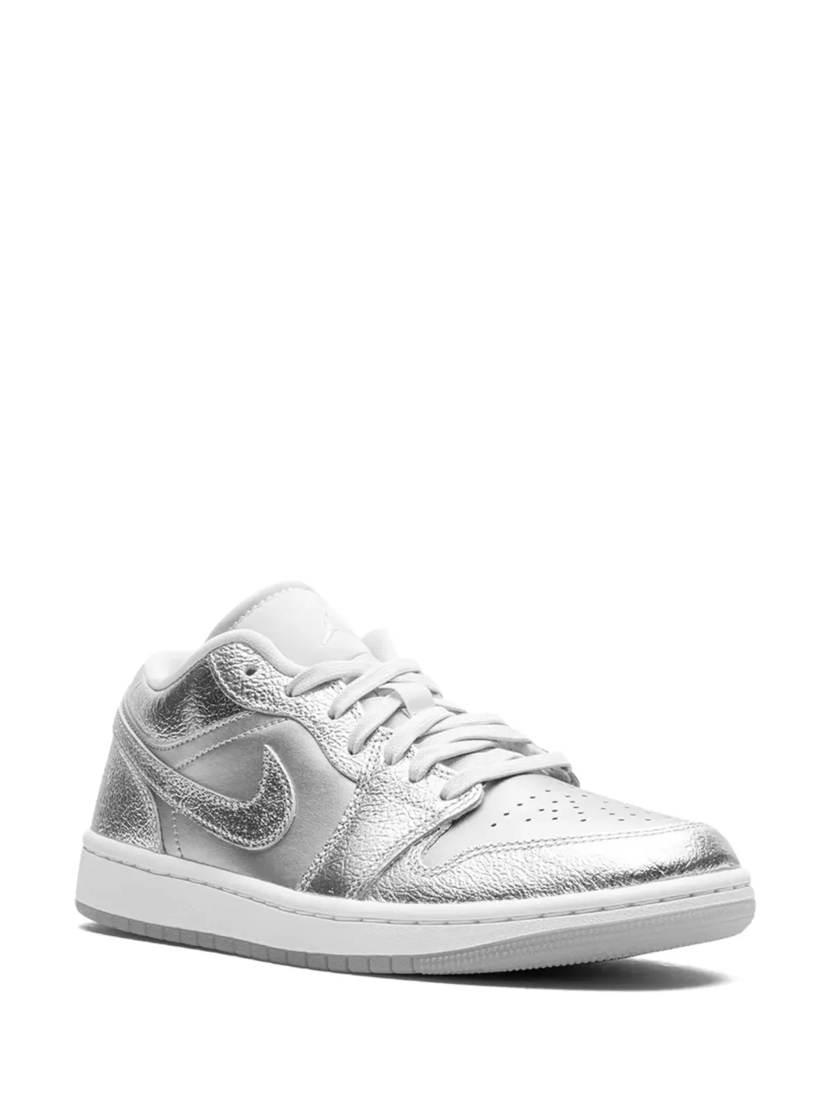Jordan エアジョーダン 1 ロー SE「Metallic Silver」スニーカー - 画像2
