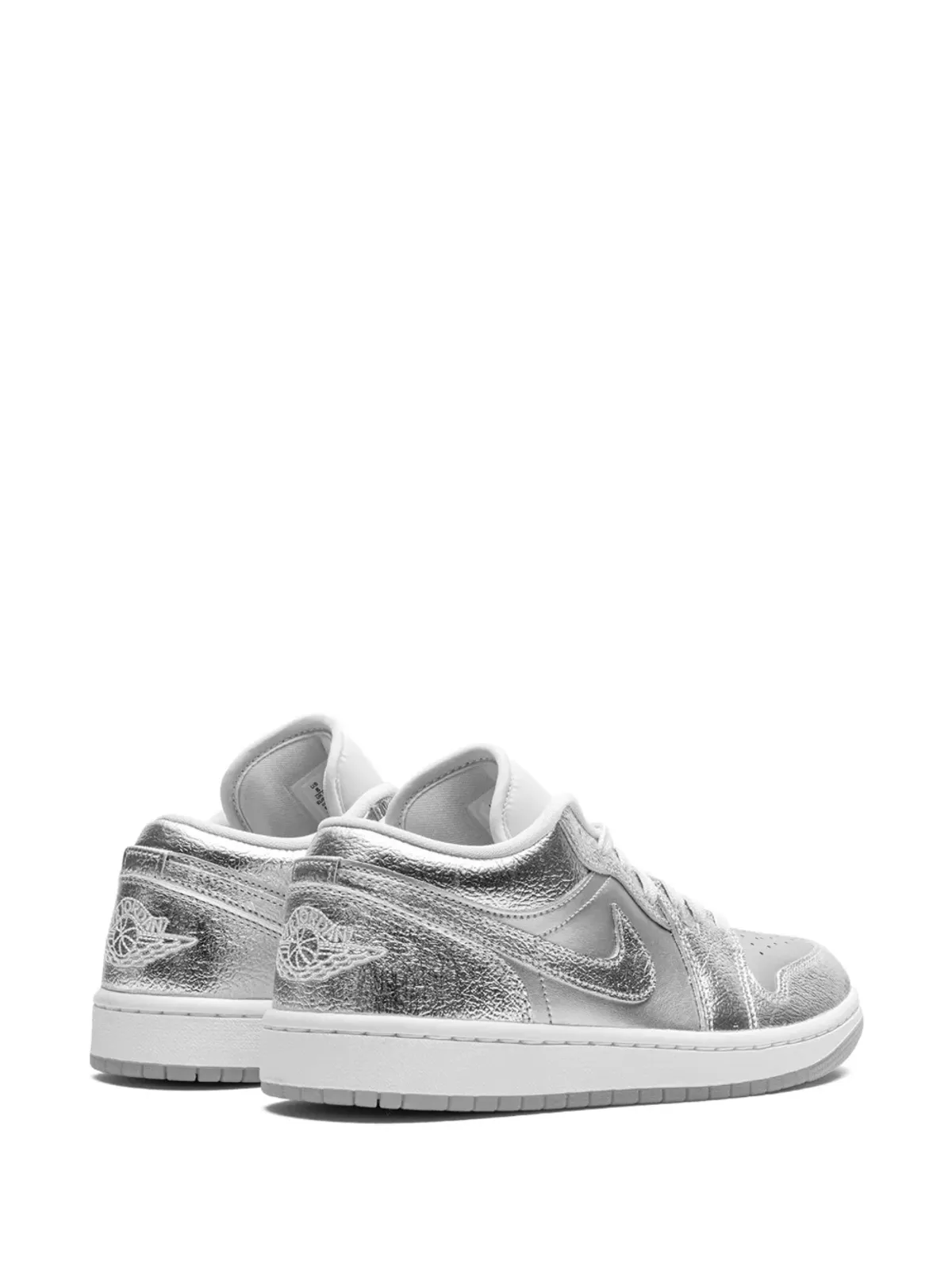 Jordan エアジョーダン 1 ロー SE「Metallic Silver」スニーカー - 画像3