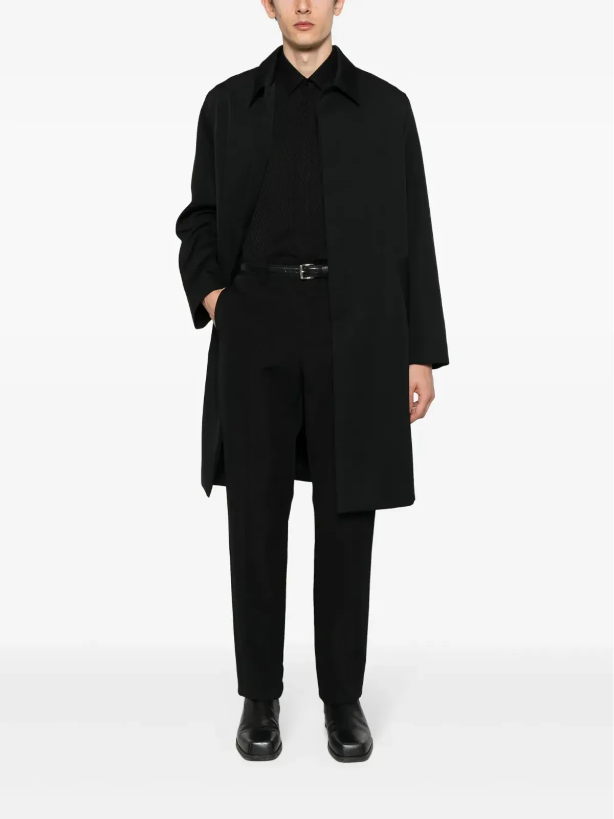 MODES GARMENTS クラシックカラー ウールコート - 画像2