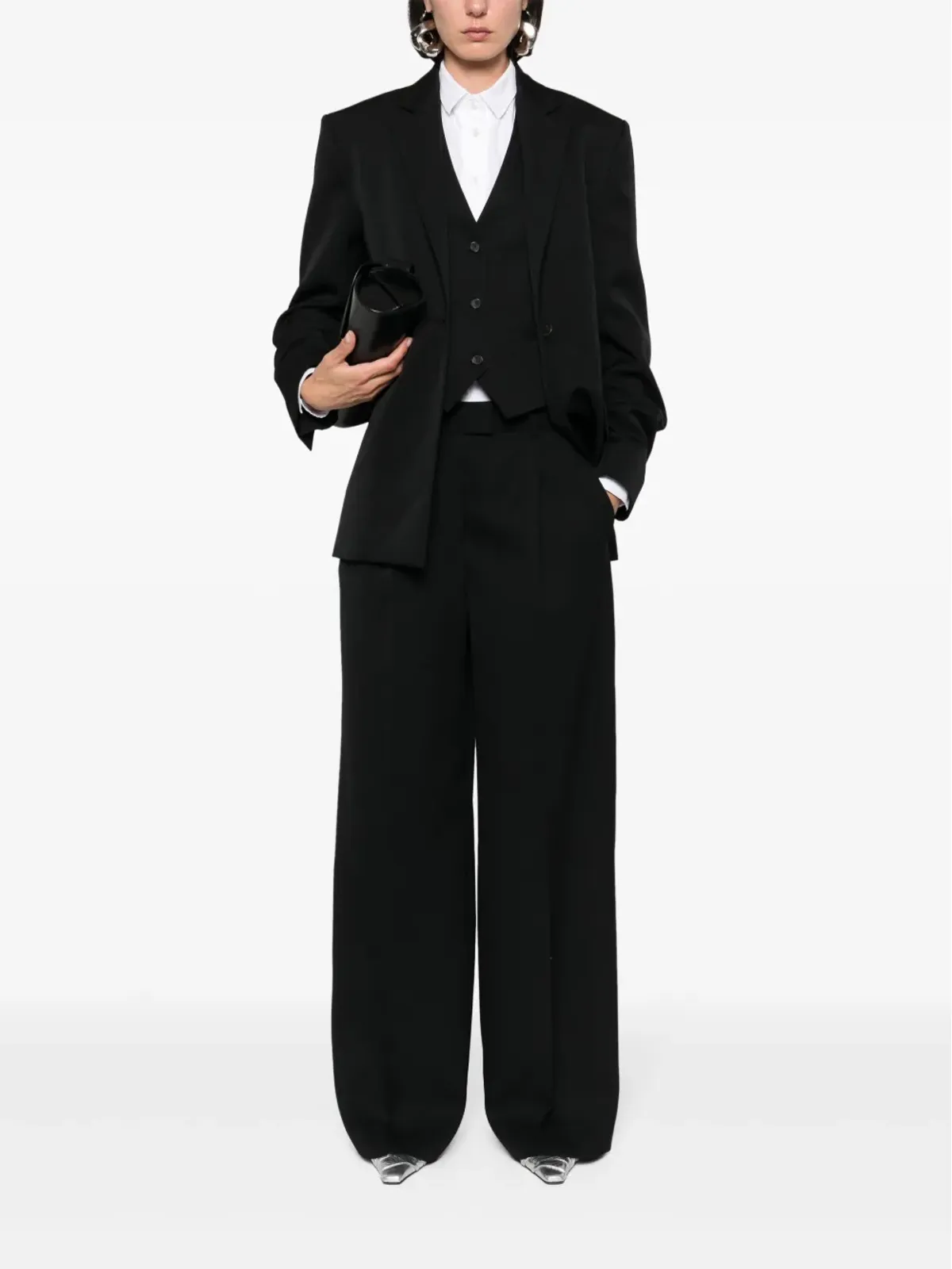 MODES GARMENTS ウールギャバジン ジレ - 画像2
