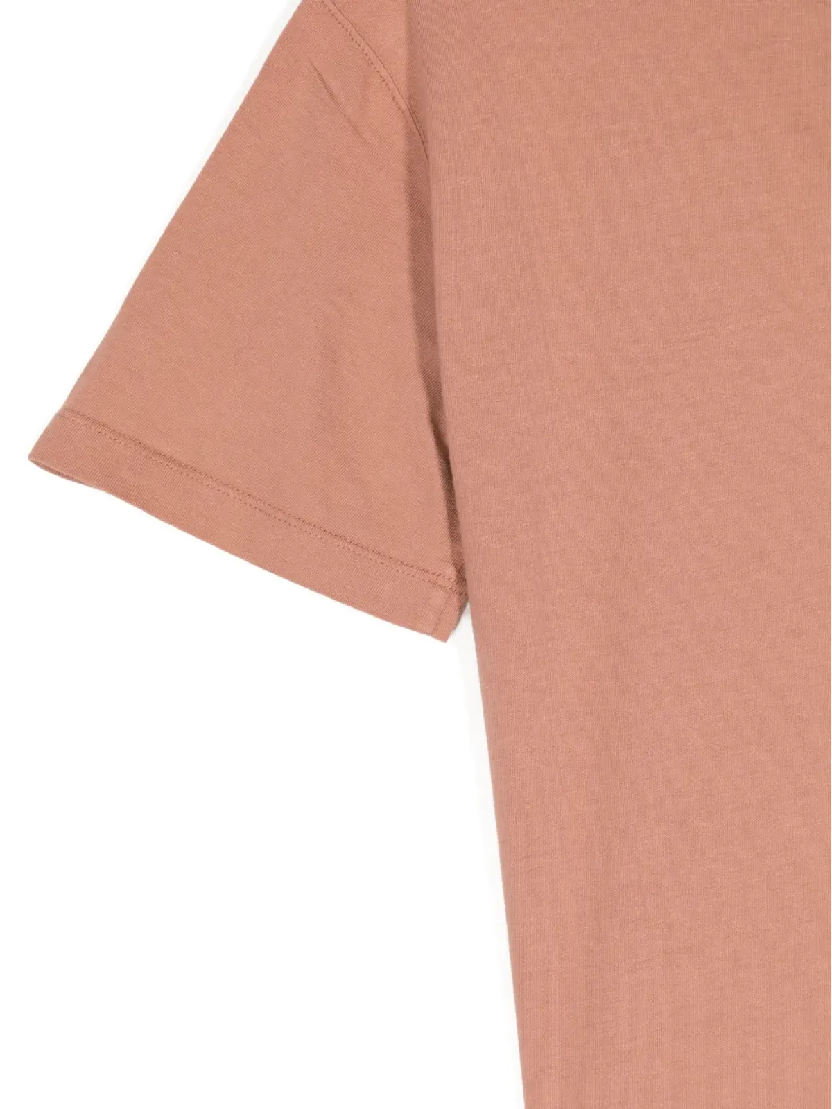 Rick Owens Kids レベル コットンTシャツ ブラウン - 画像3