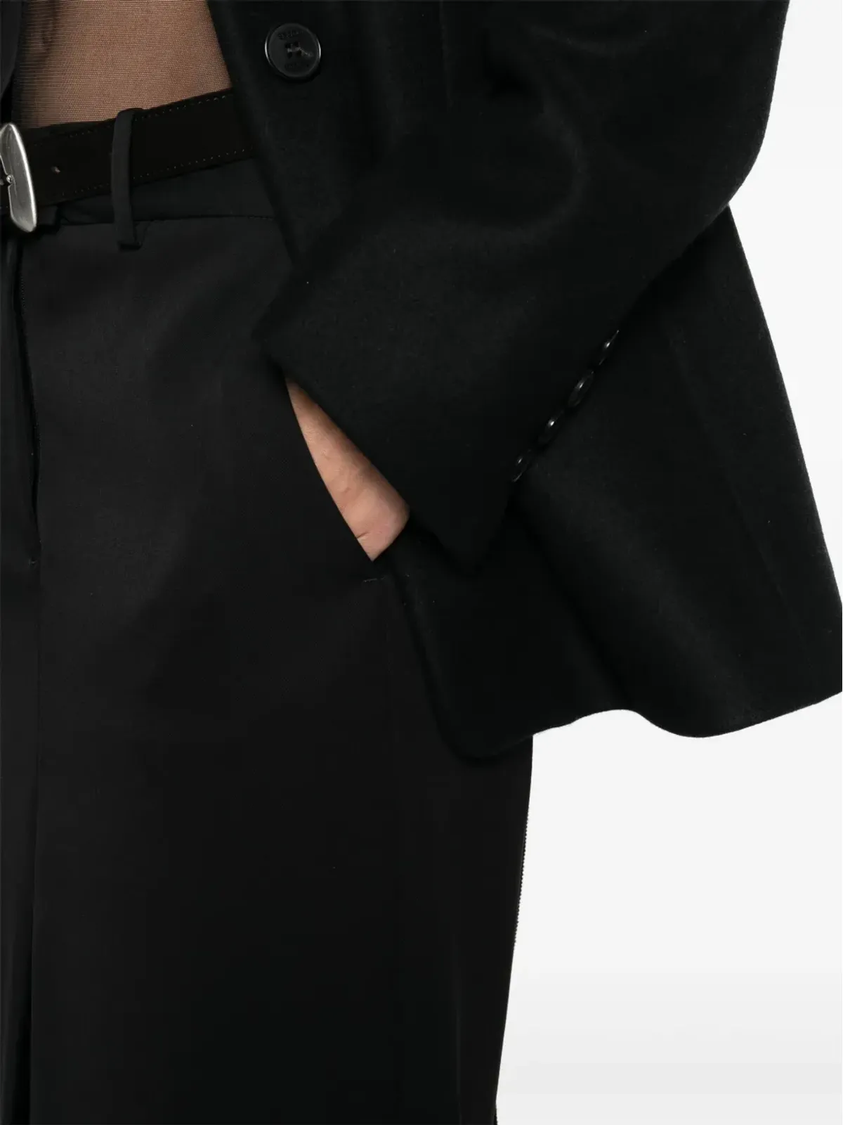 MODES GARMENTS ウールのミディスカート - 画像5