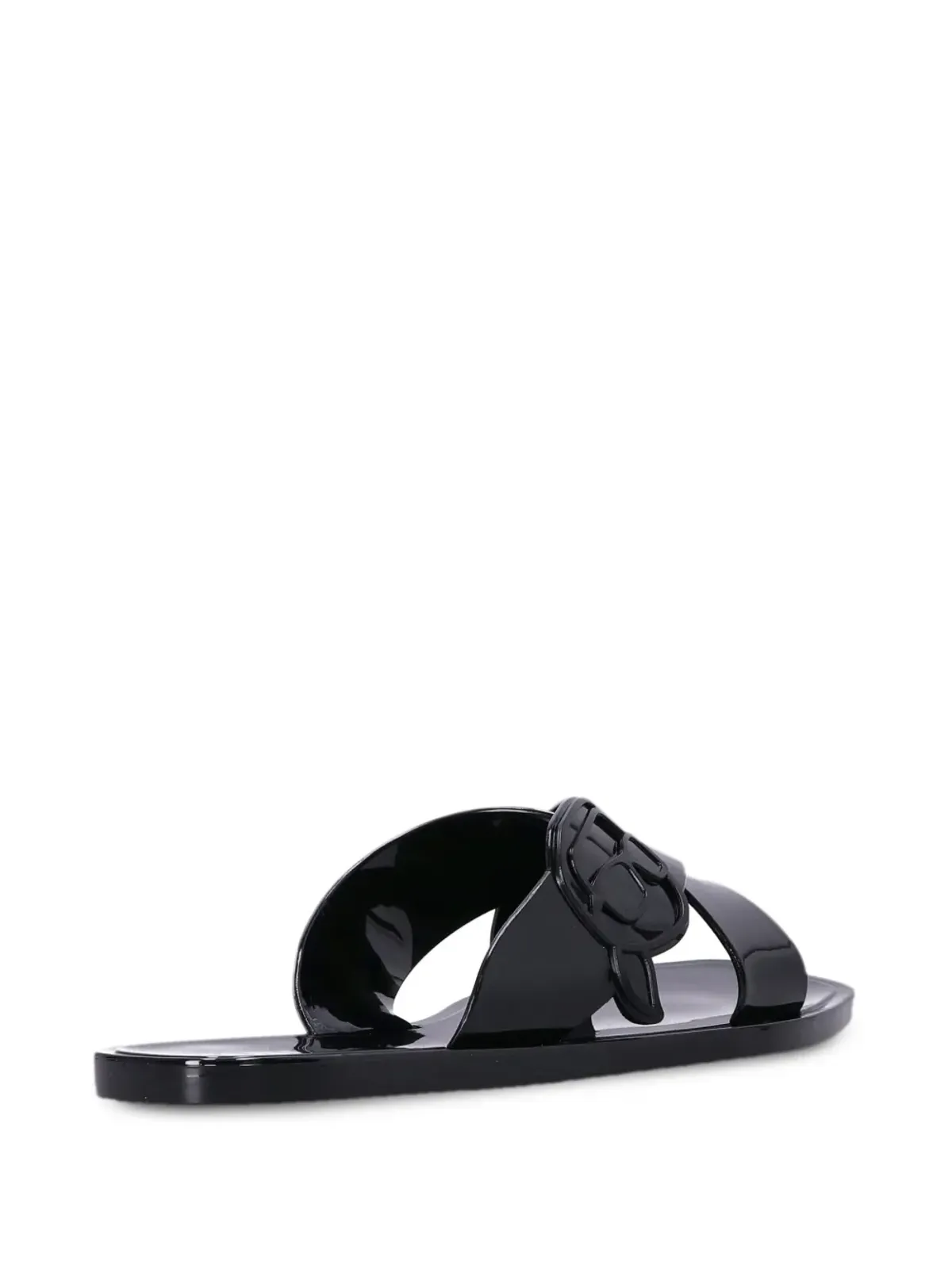 Karl Lagerfeld Jelly III NFT Kross スライドサンダル - ブラック - 画像4