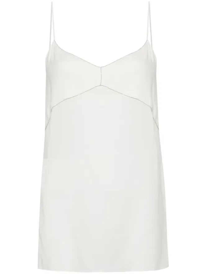 Fabiana Filippi Fabiana Filippi ビーズチェーン装飾トップの商品画像