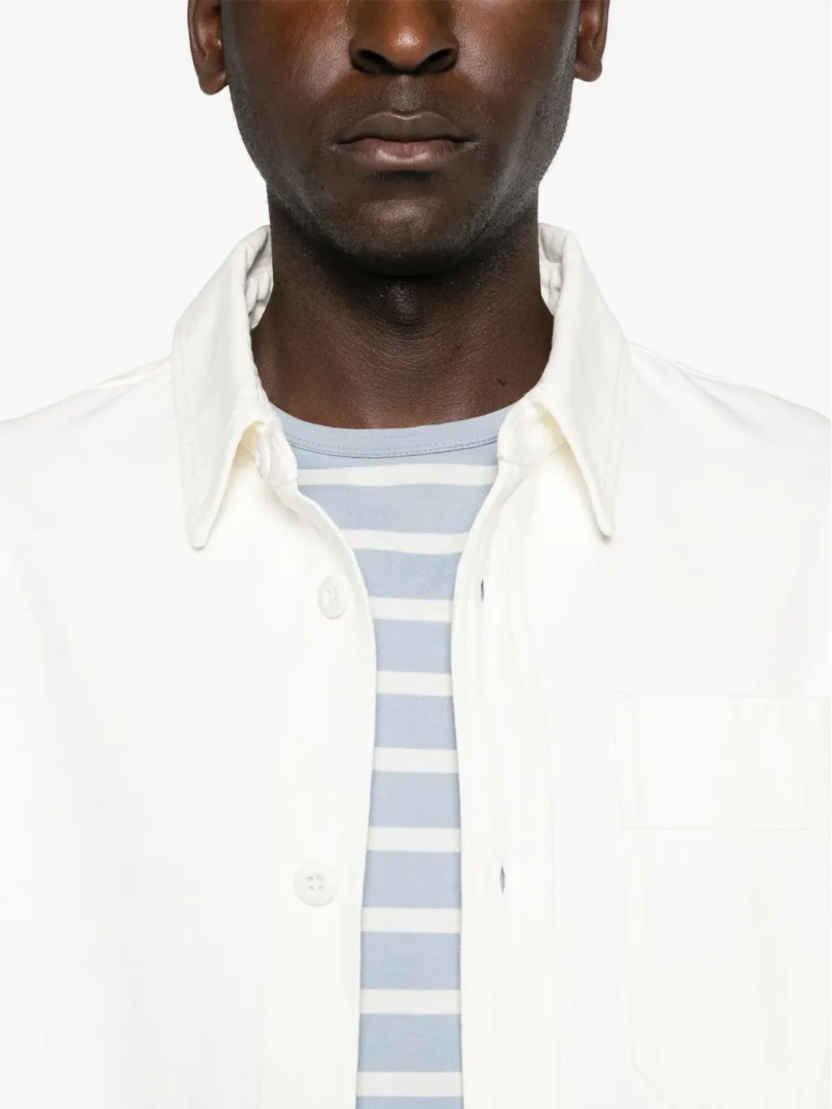 A.P.C. Basile コットンシャツ - ホワイト - 画像5